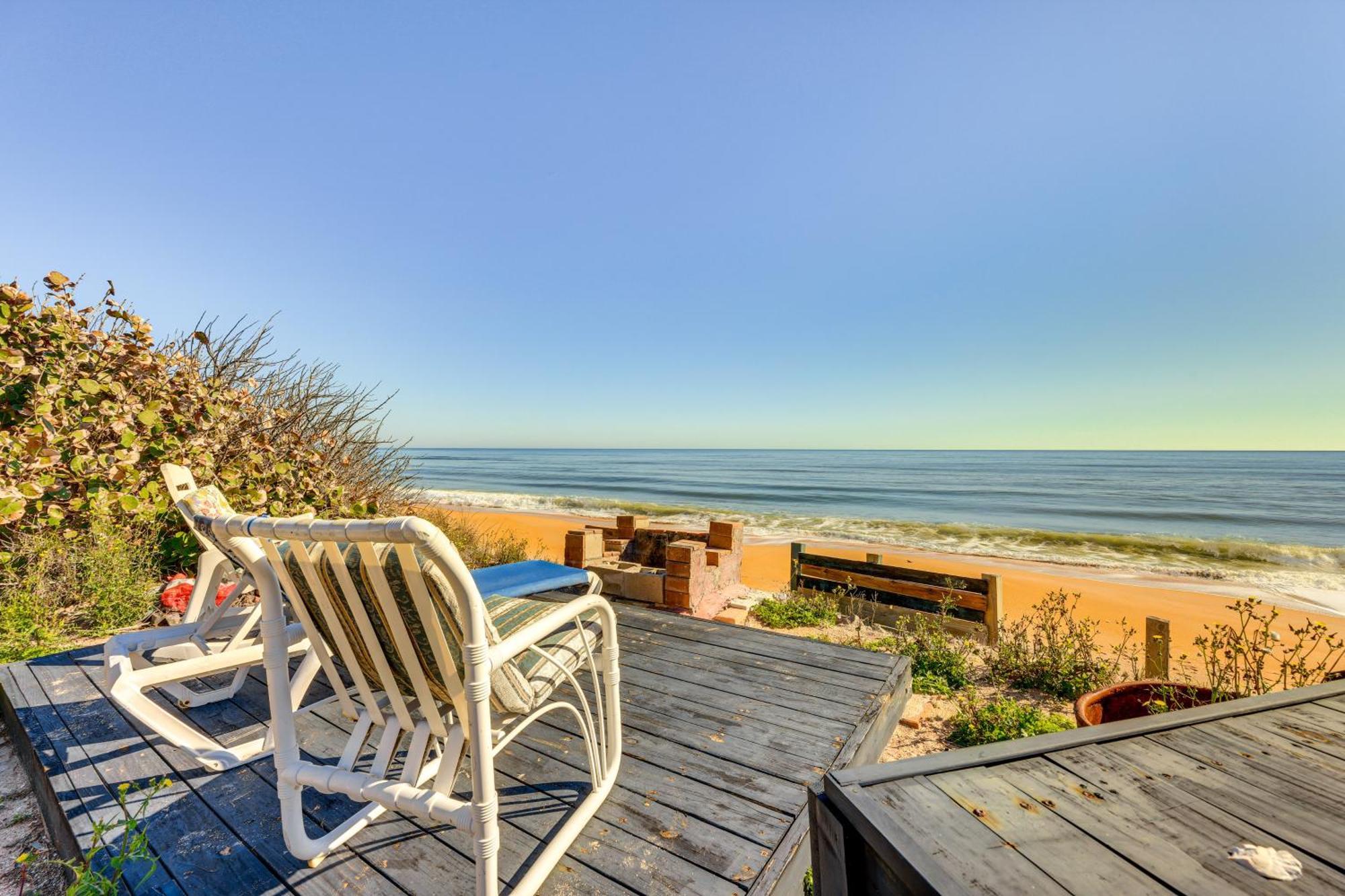 Oceanfront Oasis In Flagler Beach With Deck And Views! المظهر الخارجي الصورة