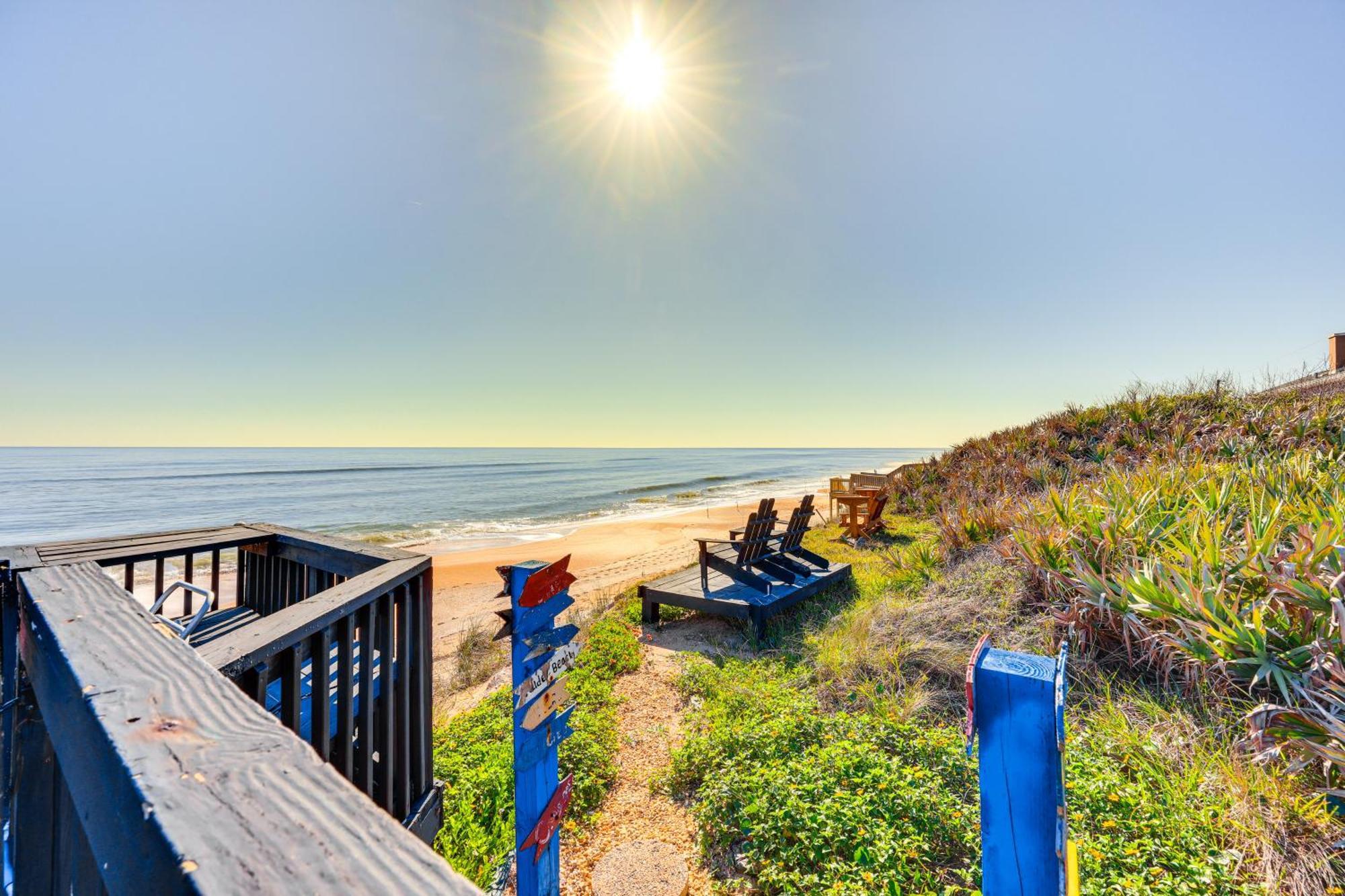Oceanfront Oasis In Flagler Beach With Deck And Views! المظهر الخارجي الصورة