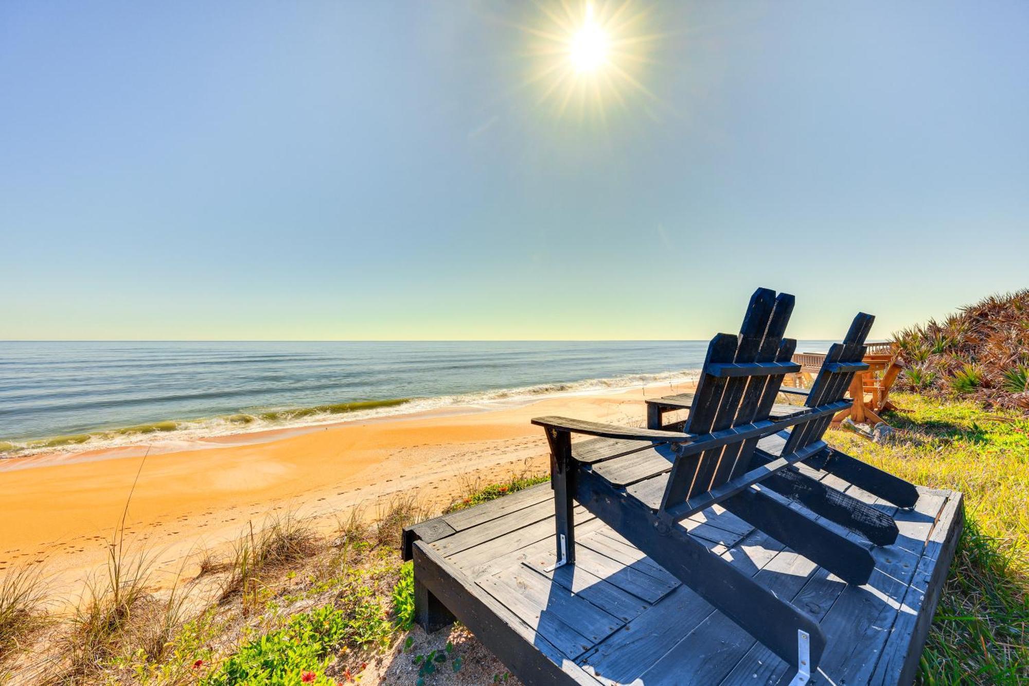 Oceanfront Oasis In Flagler Beach With Deck And Views! المظهر الخارجي الصورة